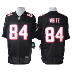 Nike Limited Atlanta Falcons #84 Roddy White Black Jerseys
