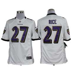 Nike Limited Baltimore Ravens #27 Ray Rice White Jerseys