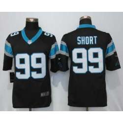 Nike Limited Carolina Panthers #99 Short Black Team Color Stitched NFL Jersey