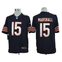 Nike Limited Chicago Bears #15 Brandon Marshall Blue Jerseys