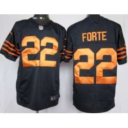 Nike Limited Chicago Bears #22 Matt Forte Blue With Orange Jerseys