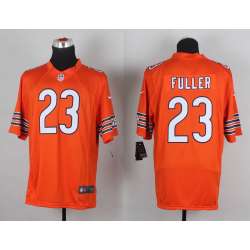 Nike Limited Chicago Bears #23 Fuller Orange Jerseys