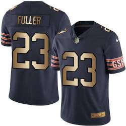 Nike Limited Chicago Bears #23 Kyle Fuller Navy Gold Color Rush Jersey Dingwo