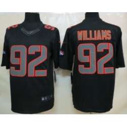 Nike Limited Denver Broncos #92 Sylvester Williams Black Impact Jerseys