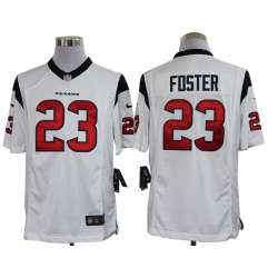 Nike Limited Houston Texans #23 Arian Foster White Jerseys
