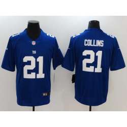 Nike Limited New York Giants #21 Landon Collins Blue Vapor Untouchable Player Jersey