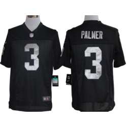 Nike Limited Oakland Raiders #3 Carson Palmer Black Jerseys