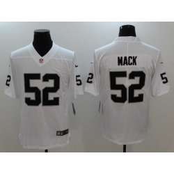 Nike Limited Oakland Raiders #52 Khalil Mack White Vapor Untouchable Jersey
