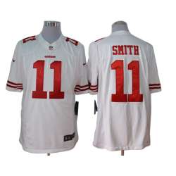 Nike Limited San Francisco 49ers #11 Alex Smith White Jerseys