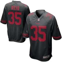 Nike Limited San Francisco 49ers #35 Eric Reid Black Jerseys