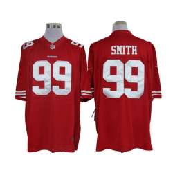 Nike Limited San Francisco 49ers #99 Aldon Smith Red Jerseys