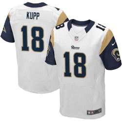 Nike Los Angeles Rams #18 Cooper Kupp White Team Color Elite Jersey DingZhi