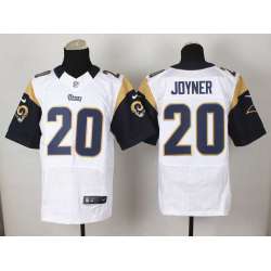 Nike Los Angeles Rams #20 LaMarcus Joyner 2014 White Team Color Stitched NFL Elite Jersey DingZhi