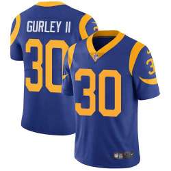 Nike Los Angeles Rams #30 Todd Gurley II Royal Blue Alternate NFL Vapor Untouchable Limited Jersey