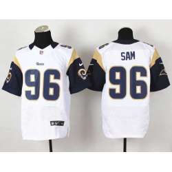 Nike Los Angeles Rams #96 Sam 2014 White Team Color Stitched NFL Elite Jersey DingZhi