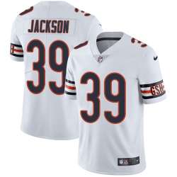 Nike Men & Women & Youth Bears 39 Eddie Jackson White NFL Vapor Untouchable Limited Jersey