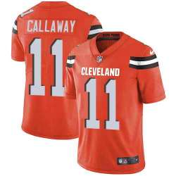 Nike Men & Women & Youth Browns 11 Antonio Callaway Orange NFL Vapor Untouchable Limited Jersey
