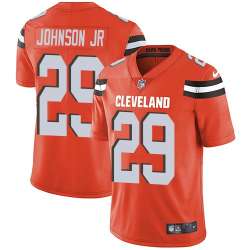 Nike Men & Women & Youth Browns 29 Duke Johnson Jr Orange NFL Vapor Untouchable Limited Jersey