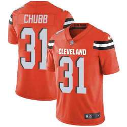 Nike Men & Women & Youth Browns 31 Nick Chubb Orange NFL Vapor Untouchable Limited Jersey