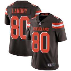Nike Men & Women & Youth Browns 80 Jarvis Landry Brown NFL Vapor Untouchable Limited Jersey