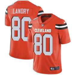 Nike Men & Women & Youth Browns 80 Jarvis Landry Orange NFL Vapor Untouchable Limited Jersey