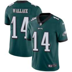 Nike Men & Women & Youth Eagles 14 Mike Wallace Green NFL Vapor Untouchable Limited Jersey