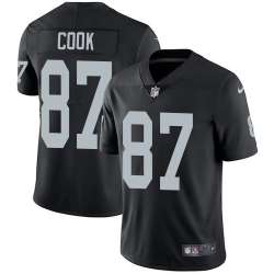 Nike Men & Women & Youth Raiders 87 Jared Cook Black NFL Vapor Untouchable Limited Jersey
