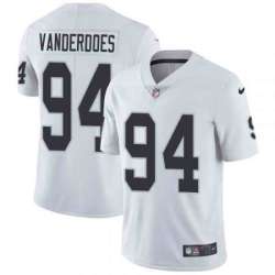 Nike Men & Women & Youth Raiders 94 Eddie Vanderdoes White NFL Vapor Untouchable Limited Jersey