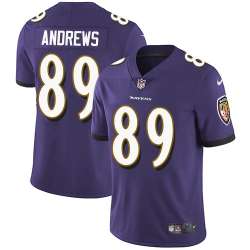 Nike Men & Women & Youth Ravens 89 Mark Andrews Purple NFL Vapor Untouchable Limited Jersey