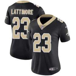 Nike Men & Women & Youth Saints 23 Marshon Lattimore Black NFL Vapor Untouchable Limited Jersey