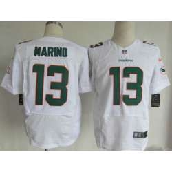 Nike Miami Dolphins #13 Dan Marino 2013 White Elite Jerseys
