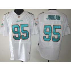 Nike Miami Dolphins #95 Dion Jordan 2013 White Elite Jerseys