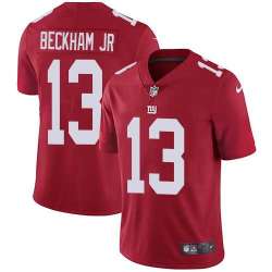 Nike New York Giants #13 Odell Beckham Jr Red Alternate NFL Vapor Untouchable Limited Jersey