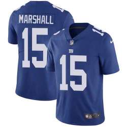Nike New York Giants #15 Brandon Marshall Royal Blue Team Color NFL Vapor Untouchable Limited Jersey