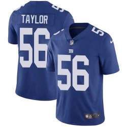 Nike New York Giants #56 Lawrence Taylor Royal Blue Team Color NFL Vapor Untouchable Limited Jersey