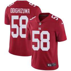 Nike New York Giants #58 Owa Odighizuwa Red Alternate NFL Vapor Untouchable Limited Jersey