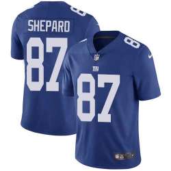 Nike New York Giants #87 Sterling Shepard Royal Blue Team Color NFL Vapor Untouchable Limited Jersey