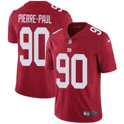 Nike New York Giants #90 Jason Pierre-Paul Red Alternate NFL Vapor Untouchable Limited Jersey