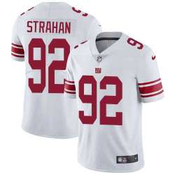 Nike New York Giants #92 Michael Strahan White NFL Vapor Untouchable Limited Jersey