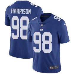 Nike New York Giants #98 Damon Harrison Royal Blue Team Color NFL Vapor Untouchable Limited Jersey