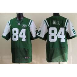 Nike New York Jets #84 Stephen Hill Green Elite Jerseys
