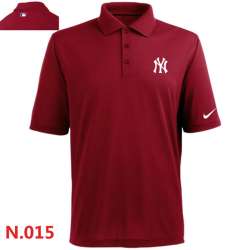 Nike New York Yankees 2014 Players Performance Polo Shirt-Red