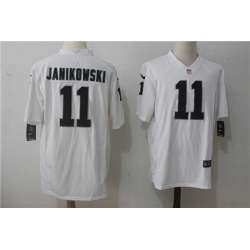 Nike Oakland Raiders #11 Sebastian Janikowski Black Team Color Game Stitched Jerseys