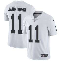Nike Oakland Raiders #11 Sebastian Janikowski White NFL Vapor Untouchable Limited Jersey