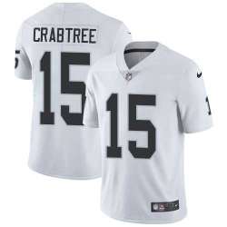 Nike Oakland Raiders #15 Michael Crabtree White NFL Vapor Untouchable Limited Jersey