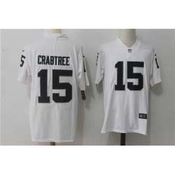Nike Oakland Raiders #15 Michael Crabtree White Vapor Untouchable Player Limited Jerseys