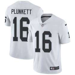 Nike Oakland Raiders #16 Jim Plunkett White NFL Vapor Untouchable Limited Jersey