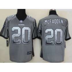 Nike Oakland Raiders #20 Darren McFadden 2013 Drift Fashion Gray Elite Jerseys