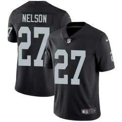 Nike Oakland Raiders #27 Reggie Nelson Black Team Color NFL Vapor Untouchable Limited Jersey