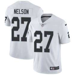 Nike Oakland Raiders #27 Reggie Nelson White NFL Vapor Untouchable Limited Jersey